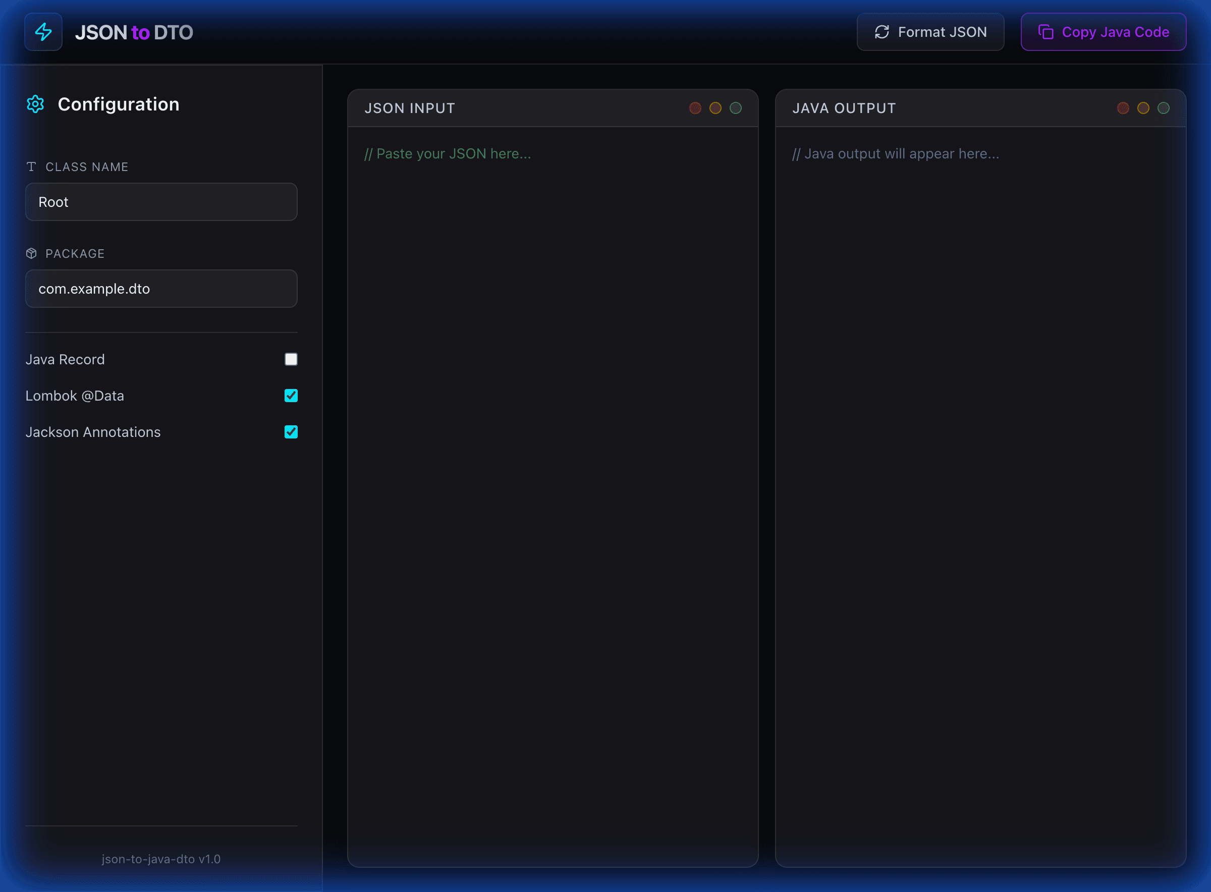 Stop Writing Java DTOs by Hand: Introducing My New JSON to DTO Converter
