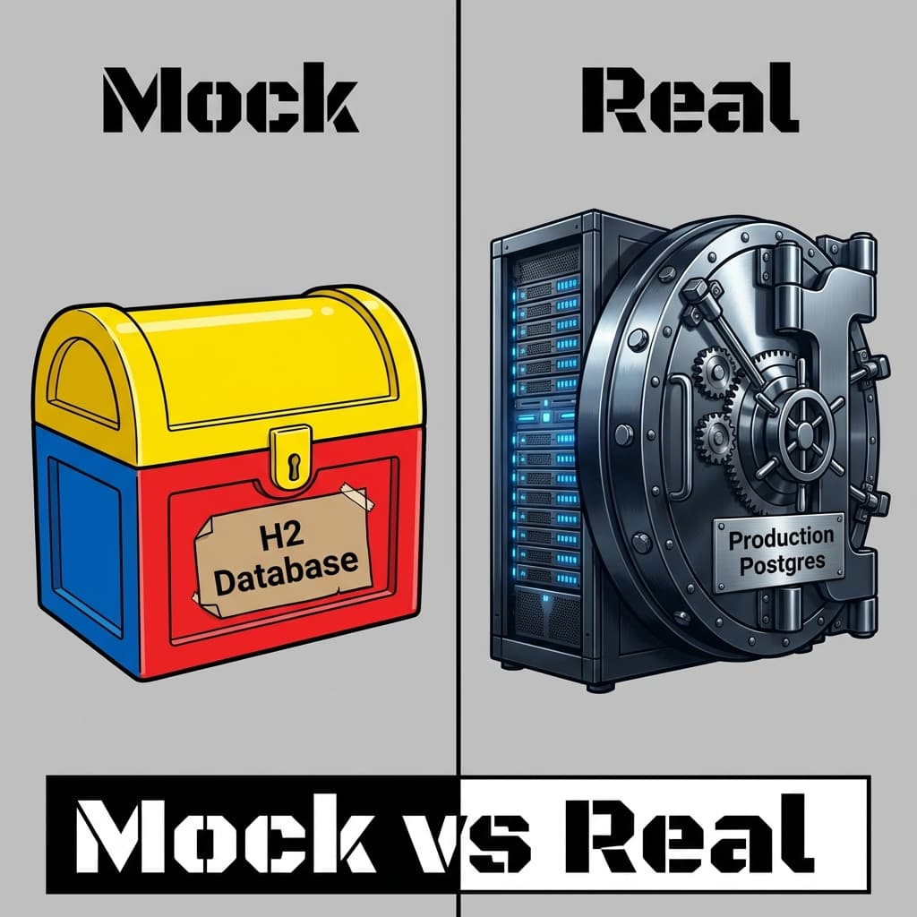 Mock vs Real Database