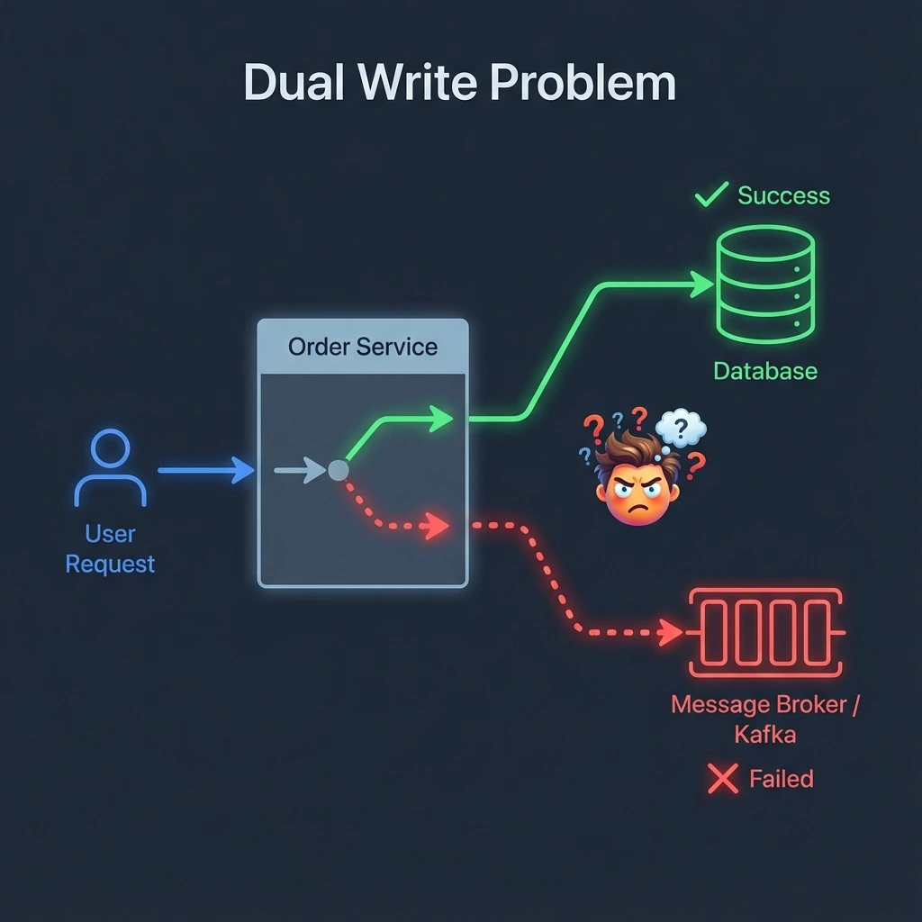 Dual Write Problem Diagram